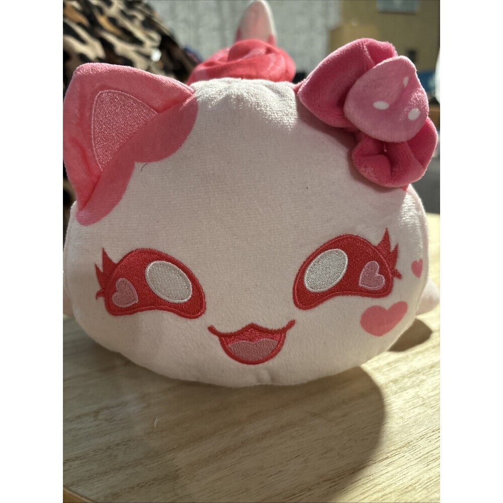 Aphmau Mystery MeeMeow KC CAKE CAT~HEARTS KITTY 11" Plush